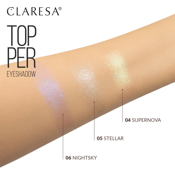 Claresa Topper Eyeshadow cień do powiek 04 Supernova 1,2 g