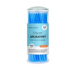 Clavier aplikatory bezwłókienkowe do rzęs 2,5 mm 100 sztuk