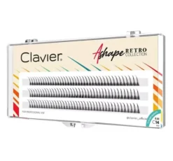 Clavier Ashape kępki sztucznych rzęs 14 mm skręt C