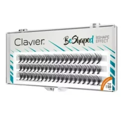 Clavier Beshaped kępki sztucznych rzęs 10 mm skręt B