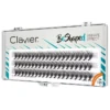 Clavier Beshaped kępki sztucznych rzęs 14 mm skręt B
