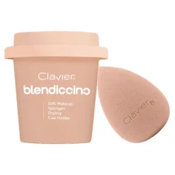 Clavier Blendiccino gąbeczka do makijażu + kubek do przechowywania Berry Frappe