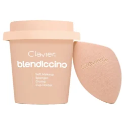 Clavier Blendiccino gąbeczka do makijażu + kubek do przechowywania Caffe Latte