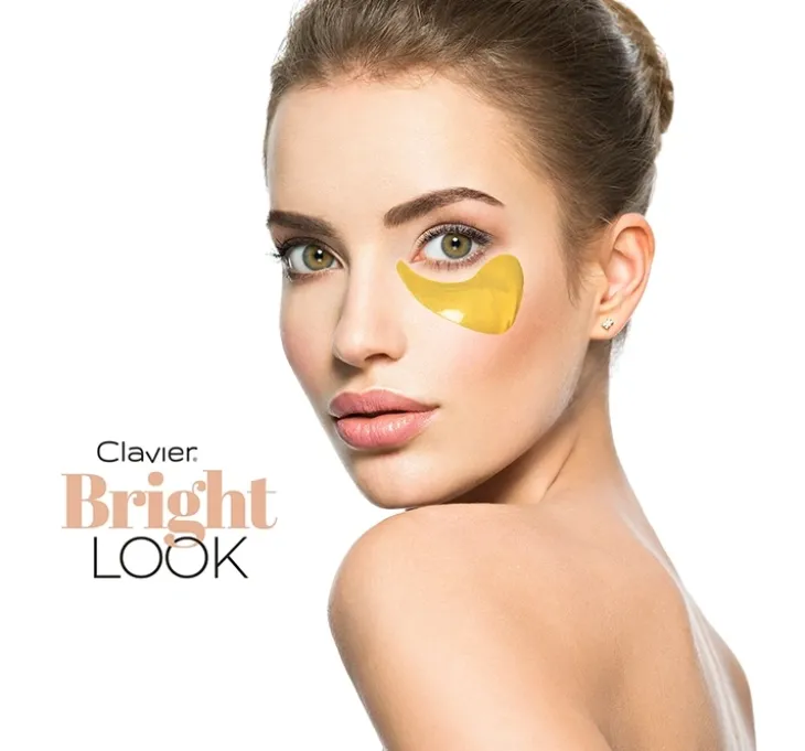 Clavier Bright Look hydrożelowe płatki pod oczy Retinol 60 sztuk
