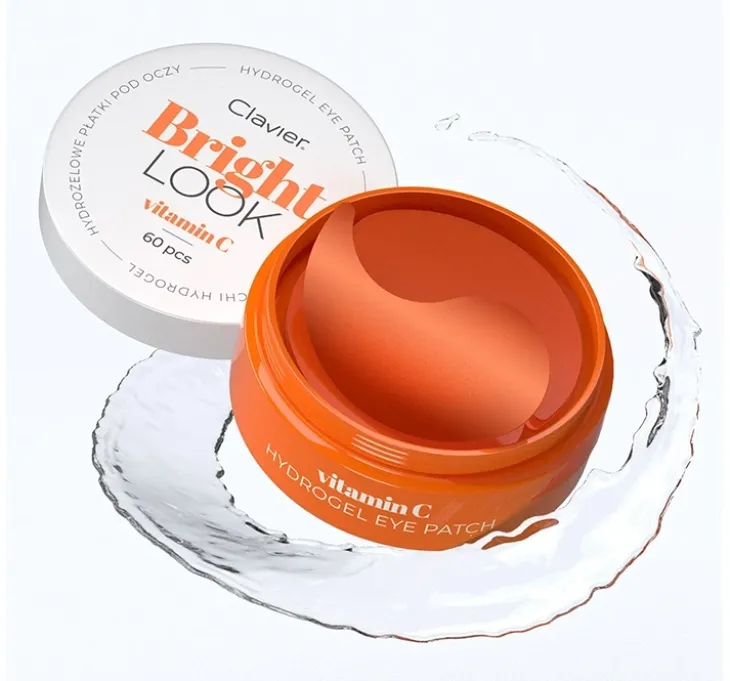 Clavier Bright Look hydrożelowe płatki pod oczy Vitamin C 60 sztuk
