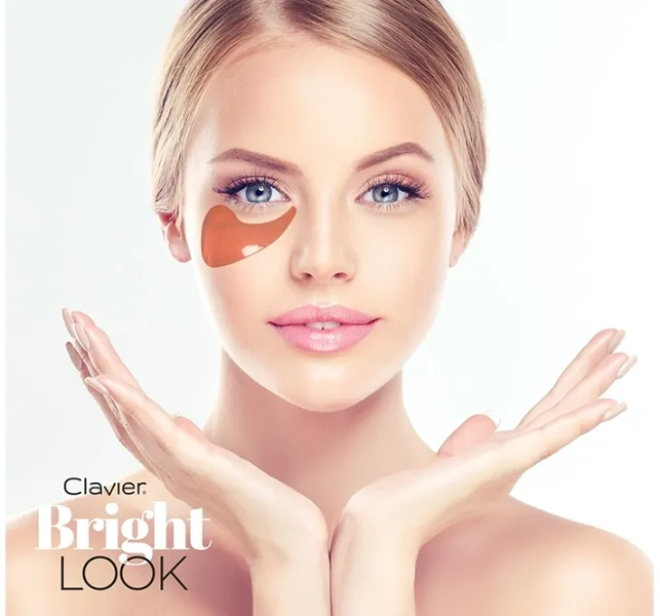 Clavier Bright Look hydrożelowe płatki pod oczy Vitamin C 60 sztuk
