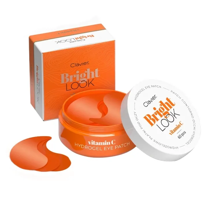 Clavier Bright Look hydrożelowe płatki pod oczy Vitamin C 60 sztuk