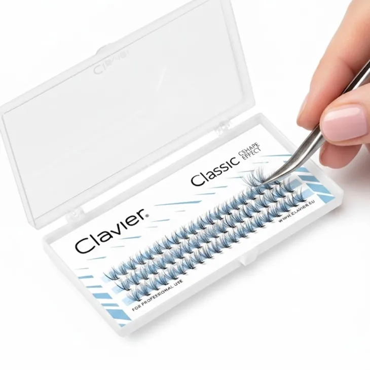 Clavier Classic CShape Effect kępki rzęs 9 mm