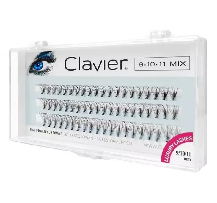Clavier Classic Mix kępki sztucznych rzęs 9 10 11 mm