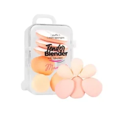 Clavier Tender Blender MUA Kit zestaw mini aplikatorów do makijażu Biały
