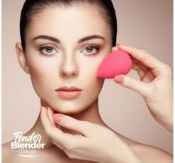 Clavier Tender Blender super miękka gąbka do makijażu Łezka Różowa