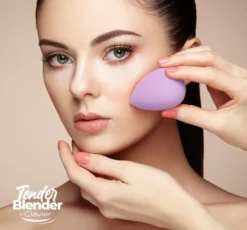 Clavier Tender Blender super miękka gąbka do makijażu Łezka Fioletowa