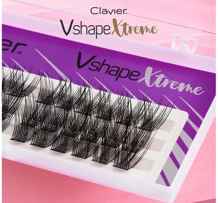 Clavier Vshape Xtreme kępki rzęs skręt C 10 mm