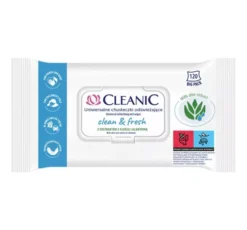Cleanic Clean & Fresh uniwersalne chusteczki odświeżające 120 sztuk