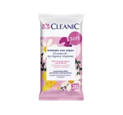 Cleanic Soft chusteczki do higieny intymnej 20 sztuk