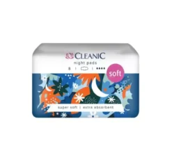 Cleanic Soft podpaski ze skrzydełkami na noc 8 sztuk