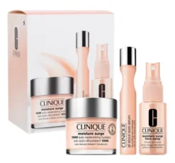 Clinique All About Moisture Set zestaw krem-żel do twarzy 75ml + mgiełka 30ml + serum pod oczy 15ml