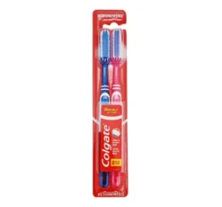 Colgate Double Action szczoteczka do zębów Medium 2 sztuki