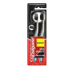 Colgate High Density Charcoal szczoteczka do zębów Soft 2 sztuki