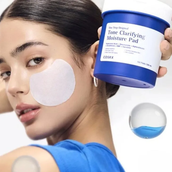 COSRX One Step Original Tone Clarifying Moisture Pad tonizujące płatki do twarzy 100 sztuk
