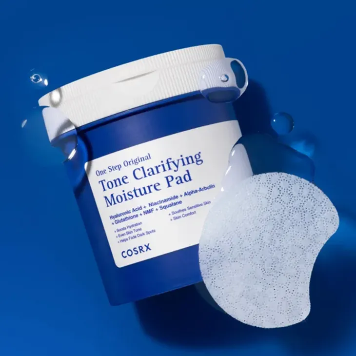 COSRX One Step Original Tone Clarifying Moisture Pad tonizujące płatki do twarzy 100 sztuk