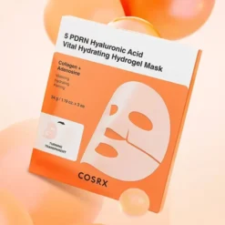 COSRX 5 PDRN Hyaluronic Acid Vital Hydrating Hydrogel Mask hydrożelowa maska z kwasem hialuronowym 3 x 34 g
