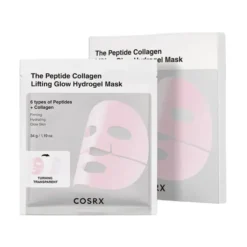 COSRX Peptide Collagen Glow Hydrogel Mask hydrożelowa maska w płachcie z peptydami i kolagenem 3 x 34 g