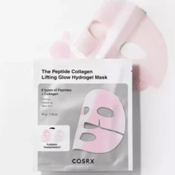 COSRX Peptide Collagen Glow Hydrogel Mask hydrożelowa maska w płachcie z peptydami i kolagenem 3 x 34 g