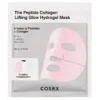 COSRX Peptide Collagen Glow Hydrogel Mask hydrożelowa maska w płachcie z peptydami i kolagenem 34 g