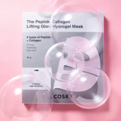 COSRX Peptide Collagen Glow Hydrogel Mask hydrożelowa maska w płachcie z peptydami i kolagenem 34 g