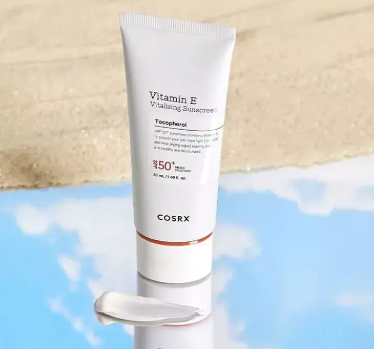 COSRX Vitamin E Vitalizing Sunscreen krem do twarzy i ciała SPF50+ 50 ml