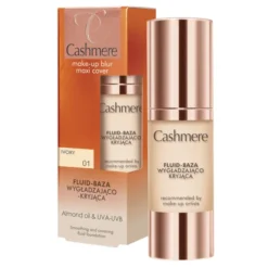 Dax Cosmetics Cashmere Make-up Blur Maxi Cover fluid-baza wygładzająco-kryjąca 01 Ivory 30 ml