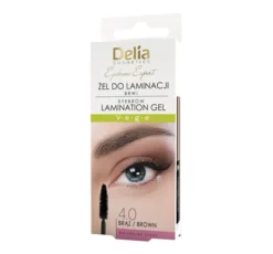 Delia Cosmetics Eyebrow Expert żel do laminacji brwi 4.0 Brąz 4 ml