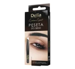 Delia Cosmetics Eyebrow Expert pęseta do brwi skośna