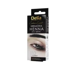 Delia Cosmetics Henna do brwi w kremie 1.0 Czarna