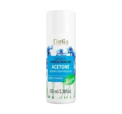 Delia Cosmetics wegański aceton z ekstraktem z bławatka 100 ml