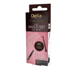 Delia Cosmetics zestaw do stylizacji brwi 3.0 Ciemny Brąz