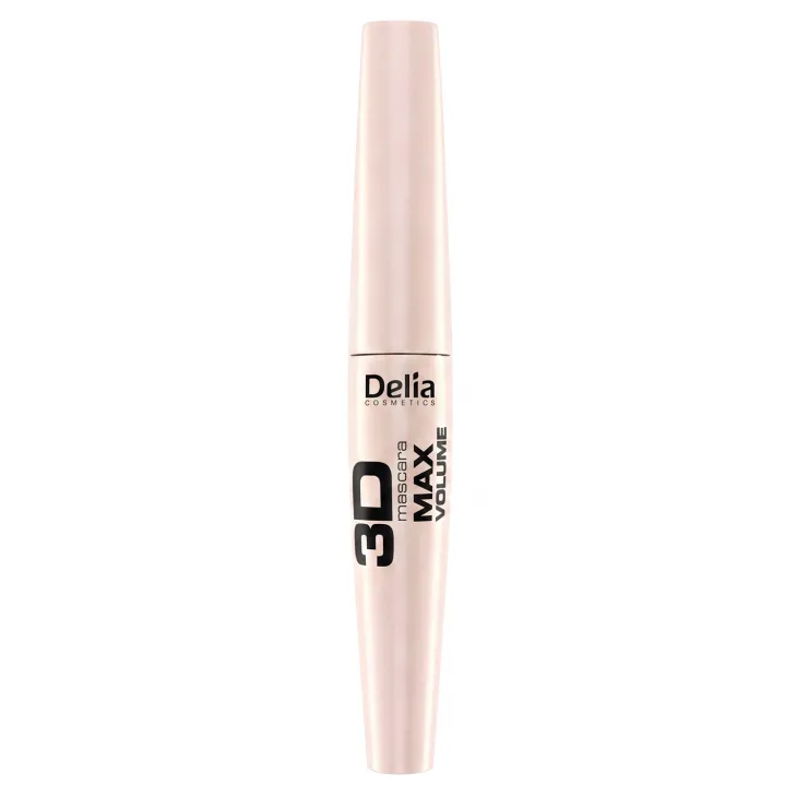 Delia 3D Mascara Max Volume pogrubiający tusz do rzęs Czarny 12 ml