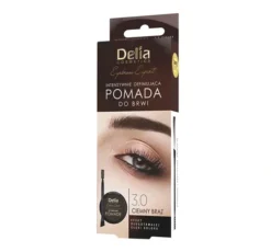 Delia Eyebrow Expert intensywnie definiująca pomada do brwi 3.0 Ciemny Brąz 4 g