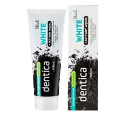 Dentica by Tołpa pasta do zębów z aktywnym węglem Black White 75 ml