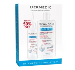 Dermedic Capilarte kuracja stymulująca wzrost włosów szampon 300 ml + serum 150 ml