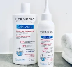 Dermedic Capilarte kuracja stymulująca wzrost włosów szampon 300 ml + serum 150 ml