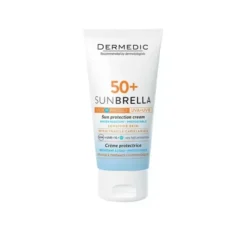 Dermedic Sunbrella krem ochronny do twarzy skóra z problemami naczyniowymi SPF50+ 50 g