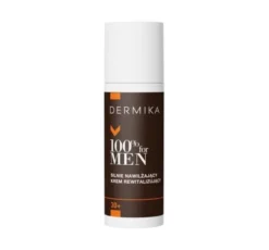 Dermika 100% For Men silnie nawilżający krem rewitalizujący na dzień i na noc 30+ 50 ml