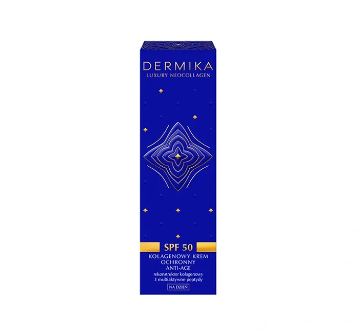 Dermika Luxury Neocollagen kolagenowy krem ochronny anti-age SPF50 50ml