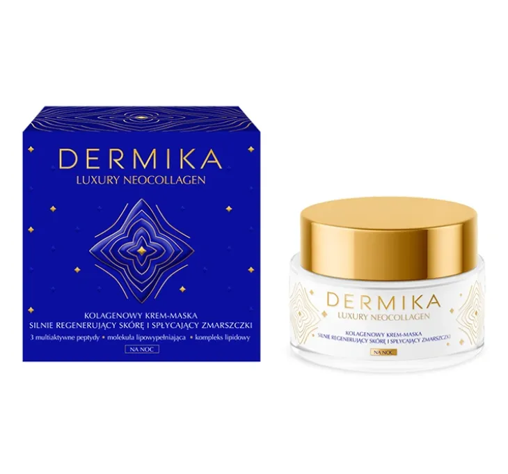 Dermika Luxury Neocollagen kolagenowy krem-maska na noc 50ml