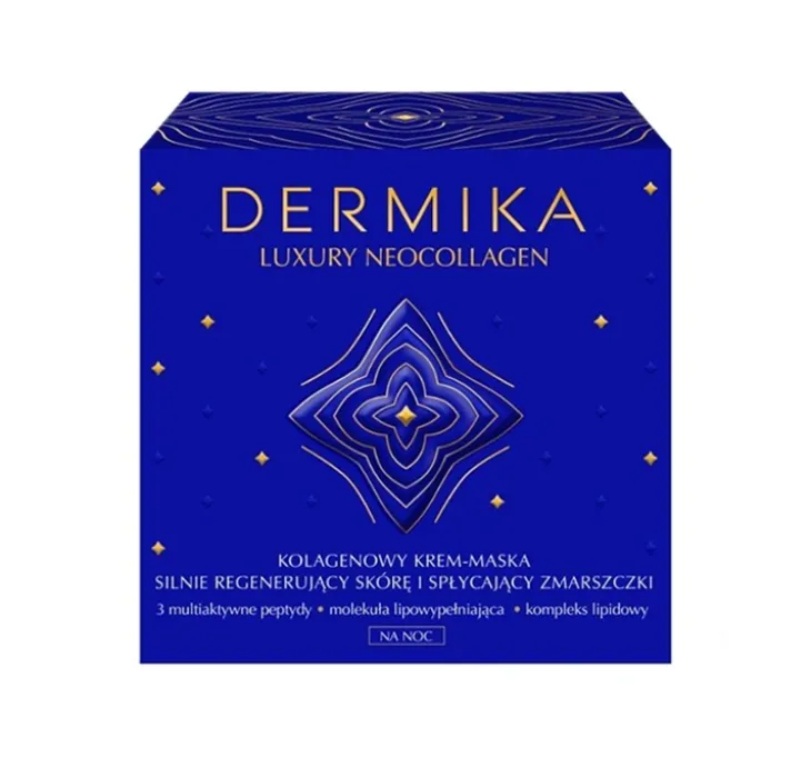 Dermika Luxury Neocollagen kolagenowy krem-maska na noc 50ml