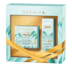 Dermika Maestria Skin Matrix zestaw prezentowy krem przeciwzmarszczkowy 60+ 50 ml + serum przeciwzmarszczkowe 15 ml