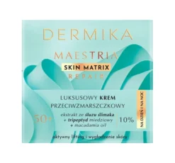 Dermika Maestria Skin Matrix luksusowy krem przeciwzmarszczkowy 50+ na dzień i na noc 50 ml