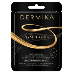 Dermika Symphonia biostymulująca liftingująco-rozświetlająca maska w płachcie na twarz